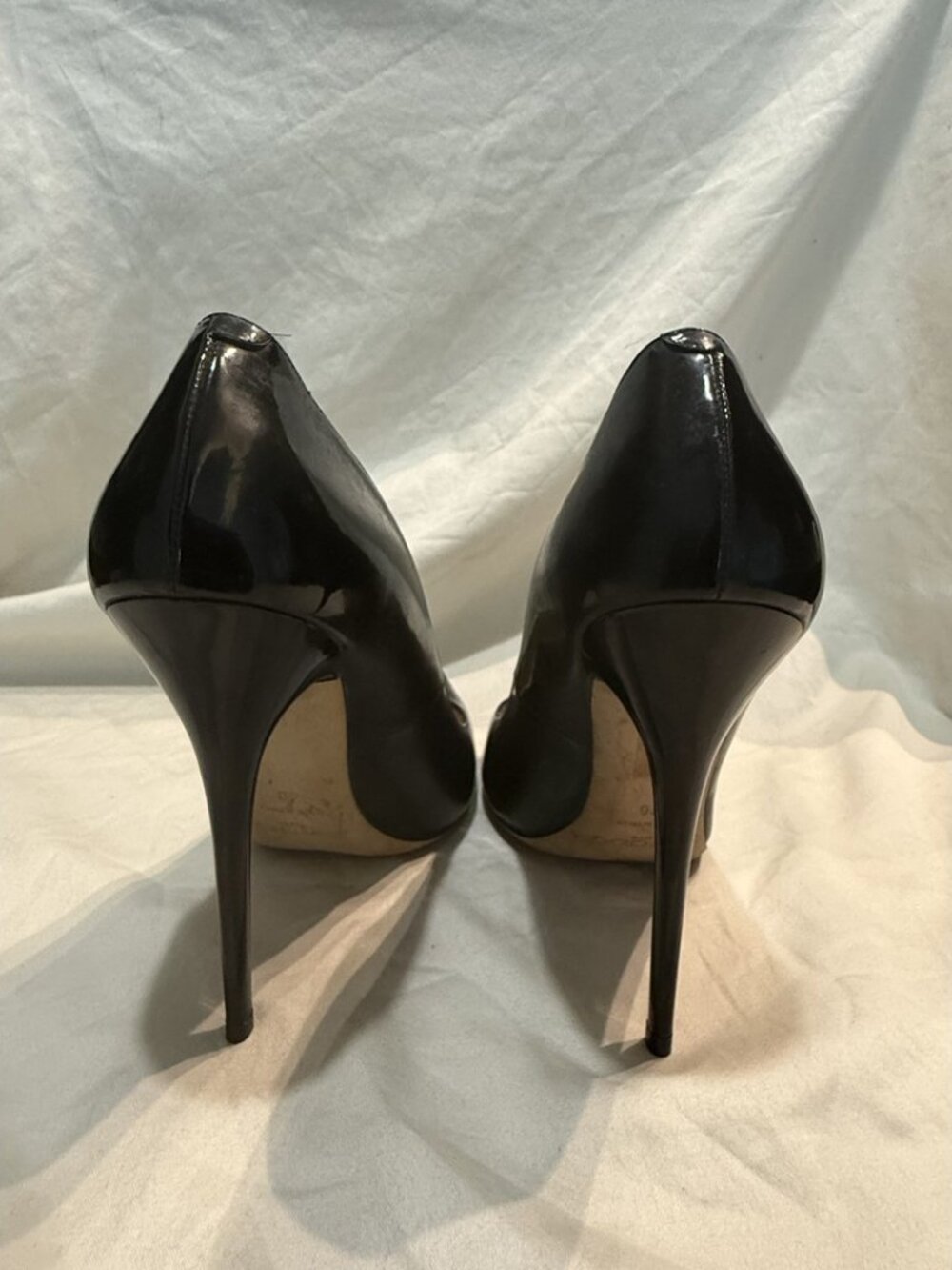 Jimmy Choo Anouk 120 Black Patent Pointed Toe Stiletto Pump EU 40 Italy - Picture 6 of 9